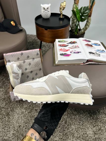 Чоловічі кросівки New 327 Light Grey White , В'єтнам A4198 42 26.5 | Зображення 4