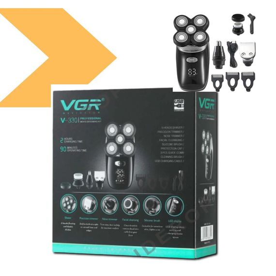 Електробритва з потужним мотором XPRO VGR V-330 (VGR V-330_829) | Зображення 3