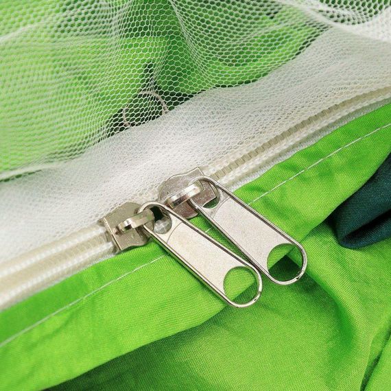 Підвісний туристичний гамак з москітною сіткою (2,45х1,3м), до 200 кг, HAMMOCK NET / Нейлоновий гамак-намет для відпочинку | Зображення 6