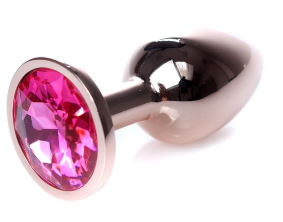 Анальний затор Boss Series - Jewellery Red Gold PLUG Pink S, BS6400107 sexstyle | Зображення 2