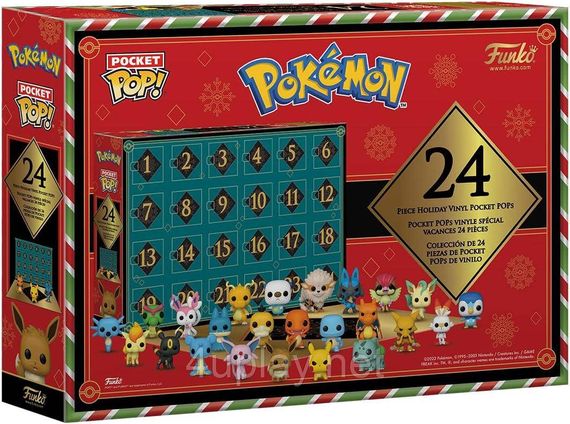 Адвент календарь Покемоны Funko Pop Advent Calendar Pokemon Подарочный набор фигурок Фанко Поп Покемон | Зображення 1