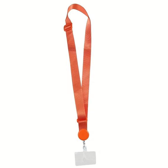 Шнурок для телефона (широкий) 150см Orange | Зображення 1