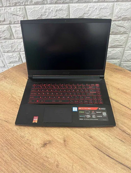 Ноутбук  MSI GF63 Thin 9SC 15.6" i7 9750H 16Gb SSD 512Gb GTX 1650 MaxQ Б/В | Зображення 3