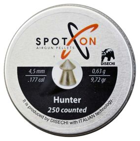 Кулі Spoton Hunter 0,63 кал.4.5мм 250шт Кулі для пневматики Кульки для пневматики Кулі пневматика Кульки