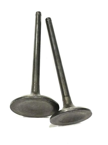 Клапаны (пара, голые)   4T CB250   (впск.- L-91,7mm, d-34mm; вып. L-89.6mm, d-28.5mm)   KOMATCU