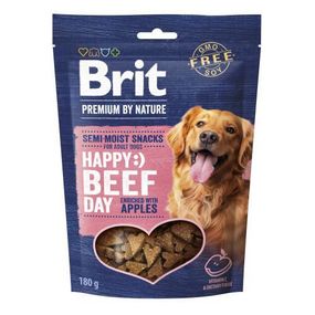 Лакомства для собак Brit Premium Semi-moist Snacks Beef with Apples полувлажные с говядиной и яблоками 180 г