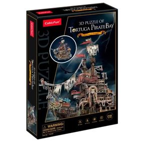 Пазл Cubic Fun 3D Пиратский корабль Тортуга (T4039h) - Топ Продаж!