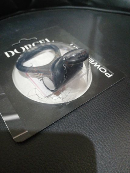 Ерекційне кільце Dorcel Power Clit Black V2 з вібрацією (м'яте паковання!!!) | Зображення 1