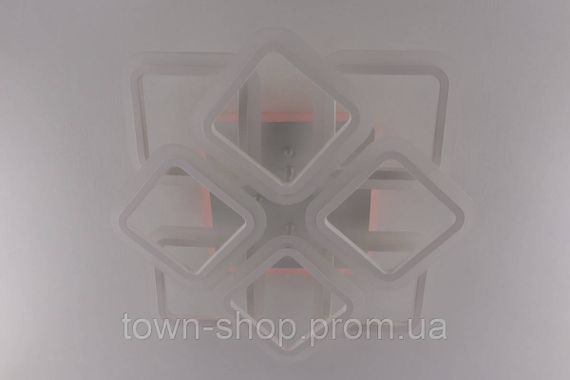 Люстра потолочная LED с пультом A2400/4+4S-RGB-wh Белый 11х50х50 см. | Зображення 6