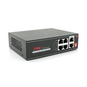4х портовий PoE комутатор з автоперезапуском ONV-H1064PLD, 4хРоЕ 100Мбіт + 2хUplink 100Мбіт до 250м, IEEE802.3af/at, загальна