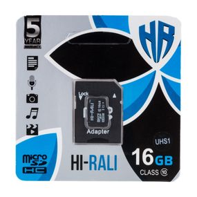 Мапа пам'яті Hi-Rali MicroSDHC 16gb UHS-1 10 Class&Adapter