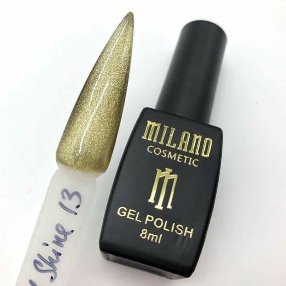 Гель-лак хрустальная кошка Milano 13 8мл | Зображення 1