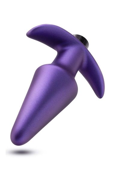 Анальна пробка з вібрацією Anal Adventures Blush, силіконова, фіолетова, 12.7 х 3.8 см Sex Aura | Зображення 2