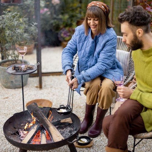 Садова чаша для багаття з ручками та триногою Kaminer 25379 | Зображення 8