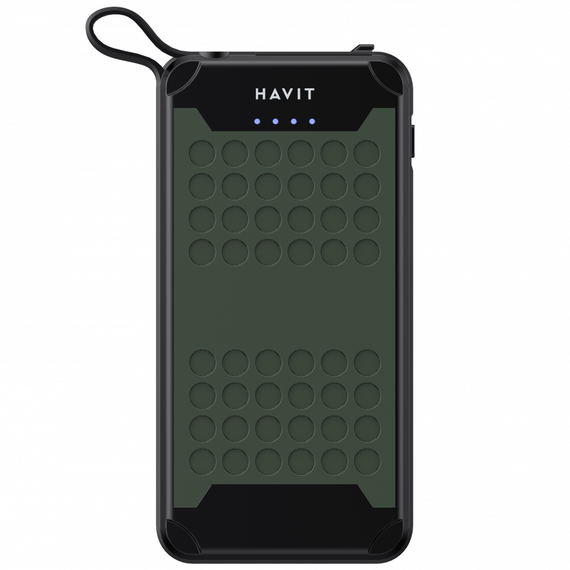 Захищений повербанк HAVIT FS214 IP67 Green 10000mAh | Зображення 3