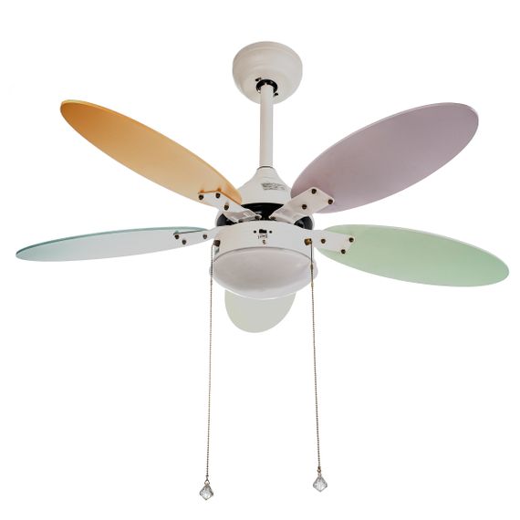 Люстра вентилятор LED 18W WW+NW+CW WH (BKL-906S/1)