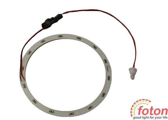 Светодиодное кольцо LED ring SMD 5050 130mm White (714Lm) 8.82W | Зображення 1