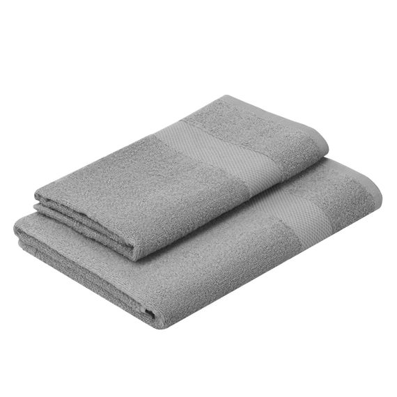 Набір рушників махрових Ardesto Essence 50х90см, 70х140см, 2шт, 100% бавовна, сірий (ART2358GR) | Зображення 4