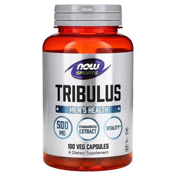 Стимулятор тестостерону NOW Sports Tribulus 500 mg 100 vcaps