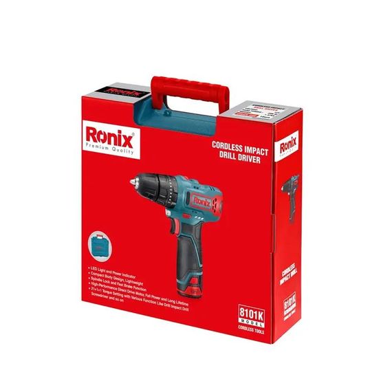 Шуруповерт акумуляторний Ronix 8101K | Зображення 9