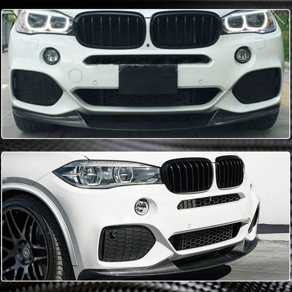 Накладка на передній бампер Карбон (M-Sport) для BMW X5 F-15 2013-2018 рр | Зображення 4