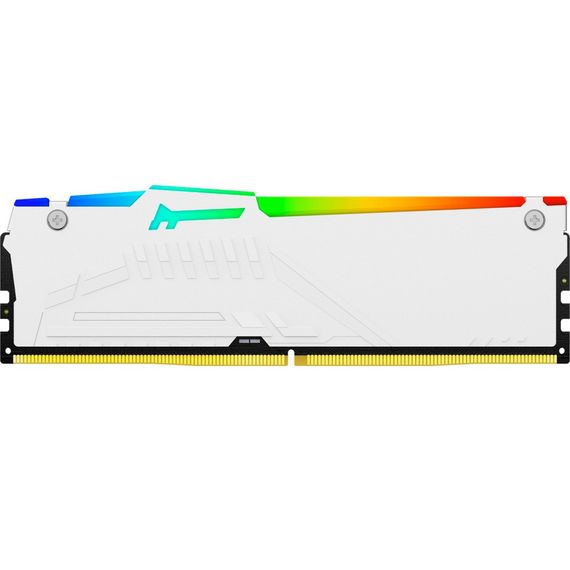 Модуль пам'яті для комп'ютера DDR5 32GB 5600 MHz Beast White RGB Kingston Fury (ex.HyperX) (KF556C36BWEA-32) | Зображення 1