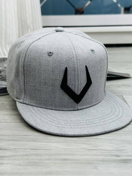 Кепка снепбек (Snapback) Valourian (Доблестный) 56-61р Серый (9043)