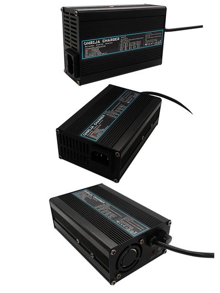 Зарядний пристрій для акумуляторів OHRIJA 4S, LiFePO4 DC 24V(29,2V),8S,10A + Anderson 50А CC/CV алюмінієвий корпус