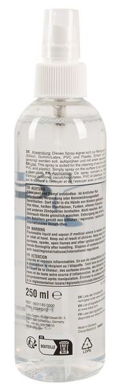 Очищувач для іграшок Just Glide Cleaner 250 ml Sex Aura | Зображення 1
