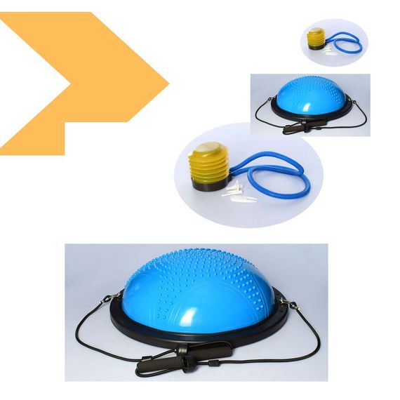 Фітбол-напівсфера для фітнесу з антиковзким покриттям XPRO PF-01 (46893-PF-01_1473) | Зображення 1