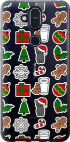 Чохол на Nokia 8.1 Новорічний 16 із силікону FCh_012898