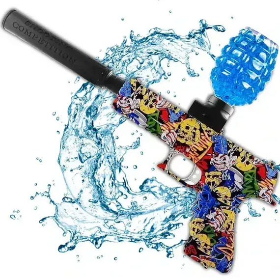 Пістолет АВТОМАТ для хлопчиків Орбібольний з гелевими кульками Water gun AND для вулиці, двору, дачі, дитячих заходів | Зображення 2