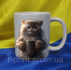 Чашка Кошеня з чашкою 330 мл (2427-158)