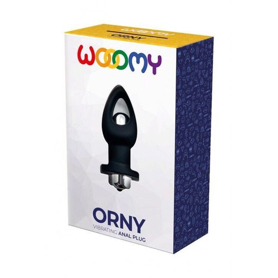Анальна пробка Wooomy Orny зі знімною віброкулею, 1 режим вібрації, діаметр 3,6 см, довжина 8,4 см | Зображення 2