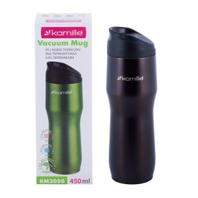 Термокухоль коричневий 450ml з нержавіючої сталі