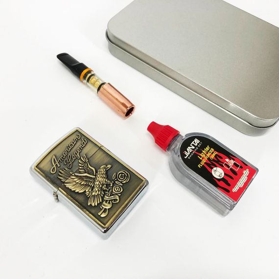 Запальничка бензинова в подарунковій коробці N12, подарункові запальнички, подарунок запальничка хлопцю. | Зображення 7