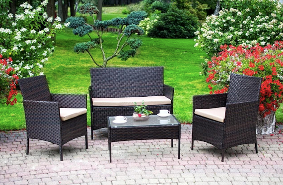 Садові меблі Chomik GARDEN LINE RAVELLO коричнево-кремові | Зображення 3