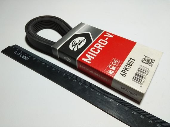 Ремінь генератора струмковий OPEL, GATES (6PK1803) | Зображення 4