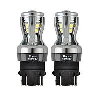 10339X2 BREVIA Лампа світлодіодна Brevia PowerPro P27/7W (3157) 350Lm 14x2835SMD 12/24V CANbus, 2шт. (20/20)