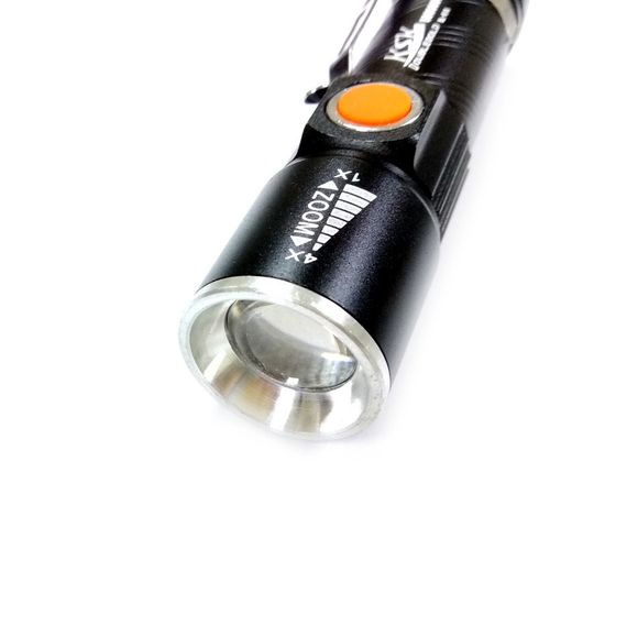 Тактичний світлодіодний ручний акумуляторний ліхтар X-Balog BL-616 якісний zoom ліхтарик | Зображення 3