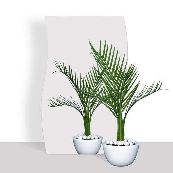Дзеркальна наліпка (акрил) 3D 27*42cm*2mm  Silver (S) SW-00001519 | Зображення 3