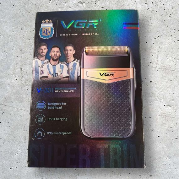 Мужская электробритва VGR V-331 для бритья бороды и усов шейвер для идеальной гладкости