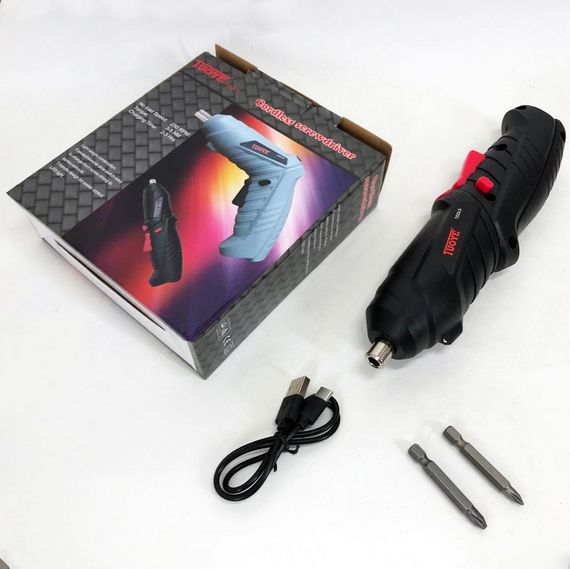 Шуруповерт аккумуляторный удобный Tuoye 226, Электро шуруповерт, WQ-939 Аккумуляторный шуруповерт | Зображення 6