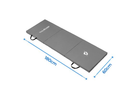 Матрац гімнастичний THUNDER MG-01, 180 х 60 х 4 см, сірий (MG-01-GREY) | Зображення 2