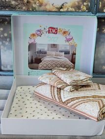 Постельное белье Tac Sparkle Ранфорс Евро размер