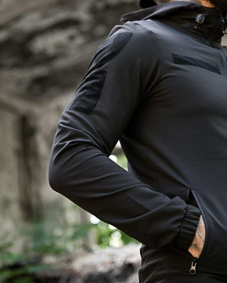 Полегшена тактична куртка Cambodia чорна поліція НП4881 | Зображення 4