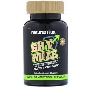 Витамин Natures Plus Усилитель Тестостерона для Мужчин, GHT Male, 90 гелевих кап (NAP-48719) - Топ Продаж!