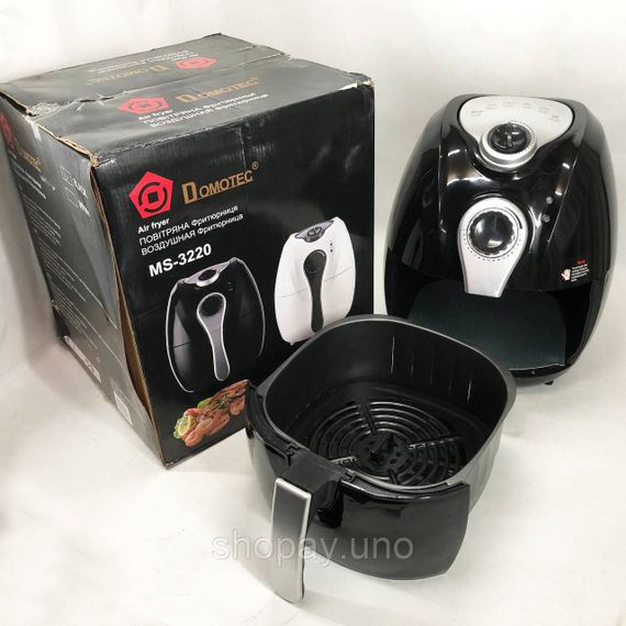 Фритюрница для семьи Domotec MS-3220 1300Вт 4.5л, Безмаслянная фритюрница для кухни QB-33 | Зображення 4