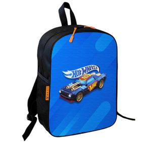 Рюкзак школьный детский 36х27см Хот Вилс "Hot Wheels" с машинкой для мальчика (00771)