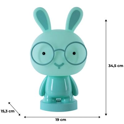 Нічник Kite Світильник LED з акумулятором Bunny, зелений (K24-490-1-4) | Зображення 5
